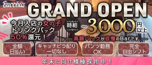 BAR LOUNGE Bacchus(バッカス)【公式求人・体入情報】(大宮ガールズバー)の求人・体験入店情報
