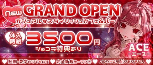 ガールズカフェ&バー ACE(エース)【公式求人・体入情報】(恵比寿ガールズバー)の求人・体験入店情報