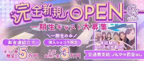 ANELA(アネラ)【公式求人・体入情報】(南越谷ガールズバー)の求人・体験入店情報