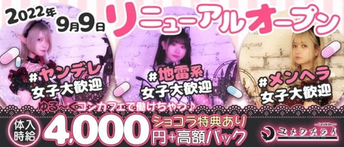コンセプトCafe&Barユメワズライ【公式求人・体入情報】(神田ガールズバー)の求人・体験入店情報