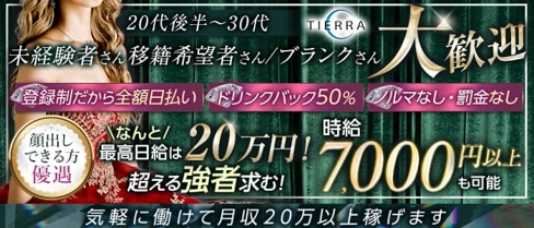 【安城】TIERRA (ティエラ)【公式求人・体入情報】(安城姉キャバ・半熟キャバ)の求人・体験入店情報