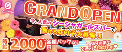 Carmine(カーマイン)【公式求人・体入情報】(姫路ガールズバー)の求人・体験入店情報