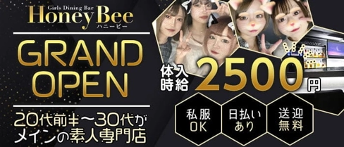 Girls dining bar Honey Bee (ハニービー)【公式求人・体入情報】(富士ガールズバー)の求人・体験入店情報