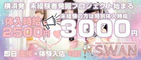 コンカフェ スワン【公式体入・求人情報】(横浜ガールズバー)の求人・体験入店情報