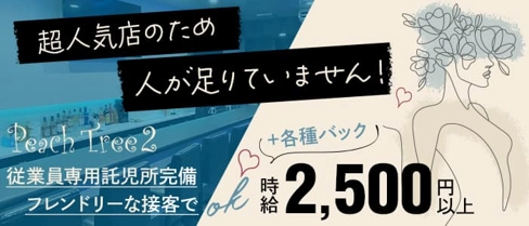 Peach Tree2 GirlsBar 大津駅北口店(ピーチツリーツー)【公式求人・体入情報】(肥後大津ガールズバー)の求人・体験入店情報
