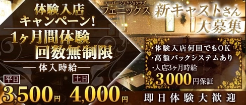 スーパージュクジョクラブ フェニックス【公式求人・体入情報】(富士熟女キャバクラ)の求人・体験入店情報