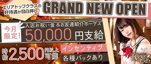 Reve Caffe(レイブカフェ)【公式求人・体入情報】(旭川ガールズバー)の求人・体験入店情報