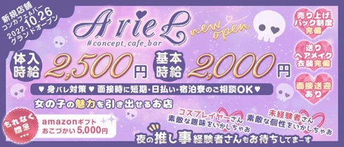 ArieL(アリエル)【公式求人・体入情報】(甲府ガールズバー)の求人・体験入店情報