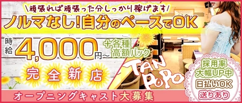 TANPOPO(タンポポ)【公式求人・体入情報】(渋谷キャバクラ)の求人・体験入店情報