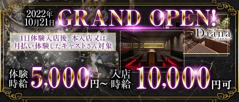 CLUB Diana(ディアーナ)-堺店-【公式求人・体入情報】(堺東キャバクラ)の求人・体験入店情報