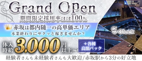 Bar Gluck(グリュック)【公式求人・体入情報】(赤坂ガールズバー)の求人・体験入店情報