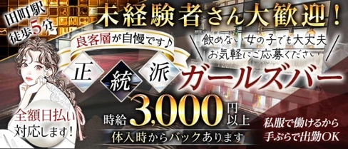Girls Bar Lulu(ルール)【公式求人・体入情報】(新橋ガールズバー)の求人・体験入店情報