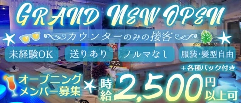 ガールズバーJasmine(ジャスミン)【公式求人・体入情報】(西宮ガールズバー)の求人・体験入店情報
