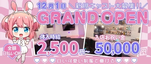 Bunny's Rush(バニーズラッシュ)【公式求人・体入情報】(錦ガールズバー)の求人・体験入店情報