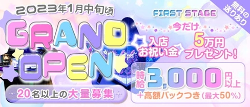 FIRST STAGE(ファーストステージ)【公式求人・体入情報】(北新地ガールズバー)の求人・体験入店情報