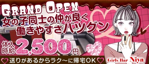 Girls Bar Niya(ニヤ)【公式求人・体入情報】(大宮ガールズバー)の求人・体験入店情報