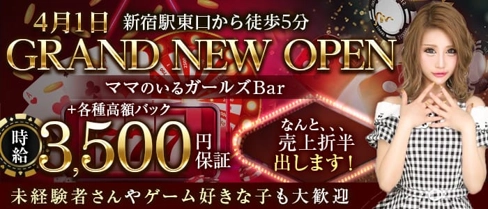 Girls Bar School(スクール)【公式求人・体入情報】(歌舞伎町ガールズバー)の求人・体験入店情報