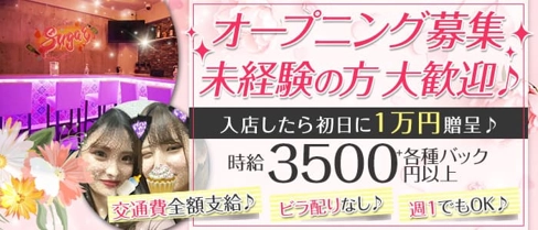 【淵野辺】Girls bar Sugar (シュガー)【公式求人・体入情報】(町田ガールズバー)の求人・体験入店情報