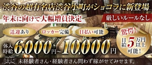 渋谷小町【公式求人・体入情報】(渋谷キャバクラ)の求人・体験入店情報